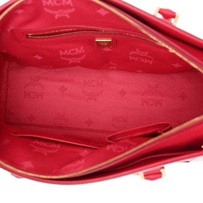 MCM Saffiano Nuovo Tote Pink 5 of 14
