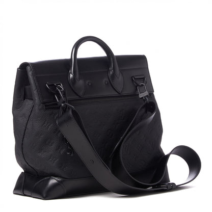 Louis Vuitton Taurillon Monogram Steamer PM Black 2 of 8