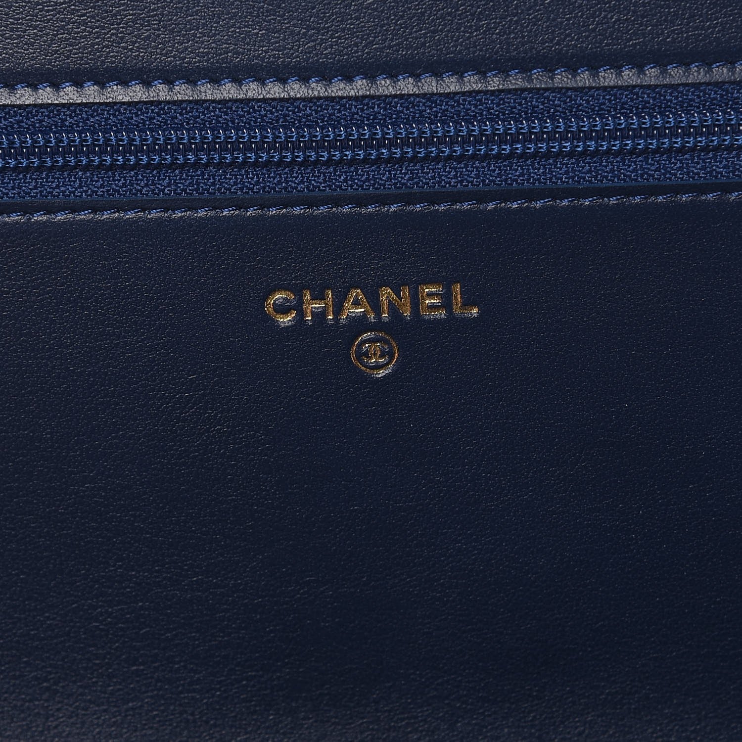 Chanel Caviar Quilted Boy Wallet On Chain WOC Navy 6 of 9