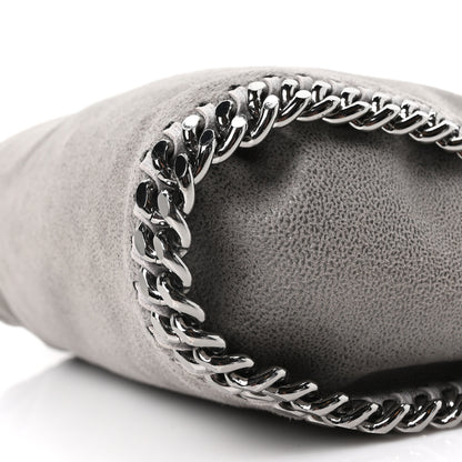 Stella McCartney Shaggy Deer Mini Falabella Fold Over Tote Light Grey 8 of 8