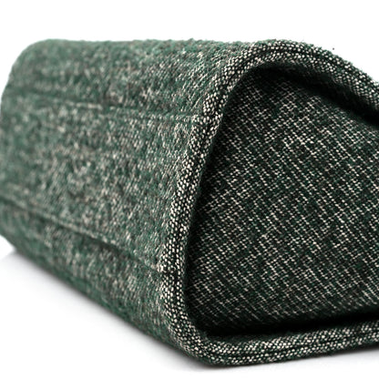 Chanel Mixed Fibers Calfskin Small Deauville Tote Green 9 of 9