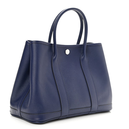 Hermes Epsom Garden Party 30 TPM Bleu Indigo 3 of 10