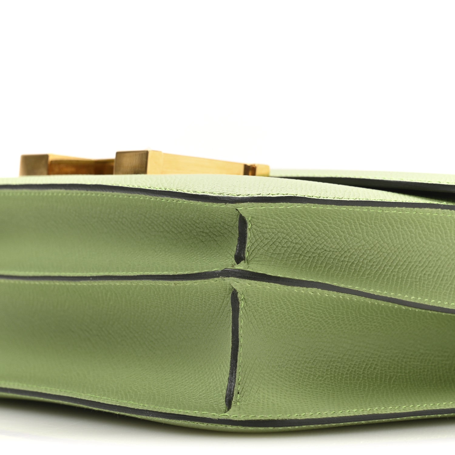Hermes Epsom Constance 24 Vert Criquet 10 of 11