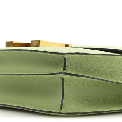 Hermes Epsom Constance 24 Vert Criquet 10 of 11