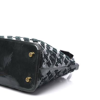Louis Vuitton Patent Lambskin Fascination Lockit Vert Fonce 6 of 13