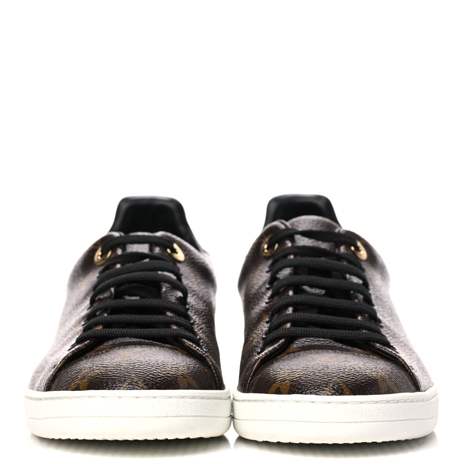 Louis Vuitton Patent Monogram Frontrow Sneakers 39.5 2 of 12