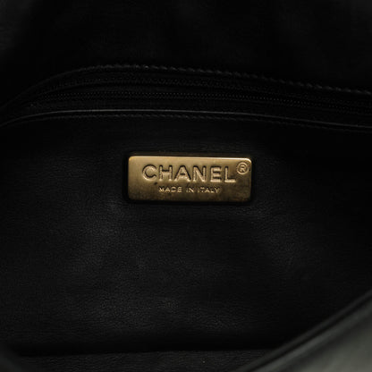 Chanel Python Tri-Color Medium Graphic Flap Beige 8 of 9