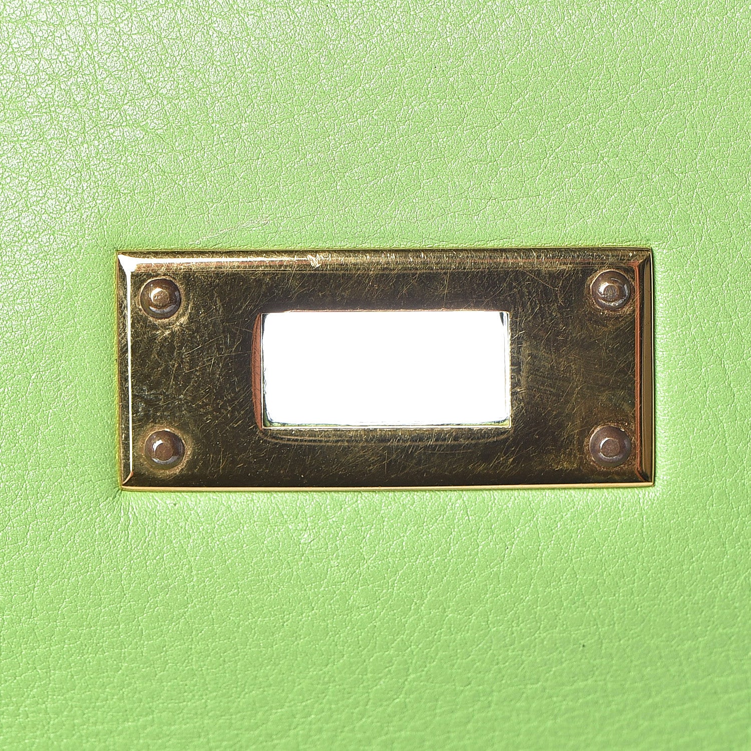 Hermes Veau Gulliver Kelly Retourne 32 Vert Cru 20 of 46