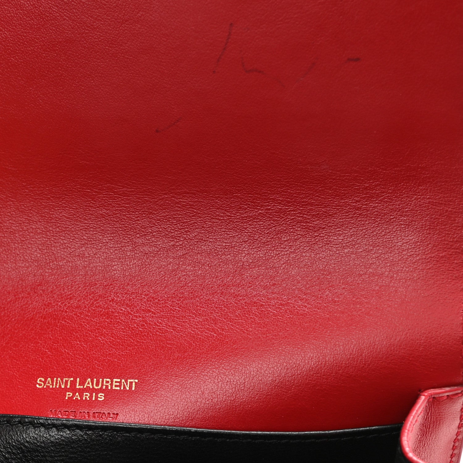 Saint Laurent Smooth Calfskin Monogram Kate Belt Bag Red 9 of 9