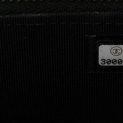 Chanel Lambskin Quilted Mini Vanity Case With Chain Black 7 of 10