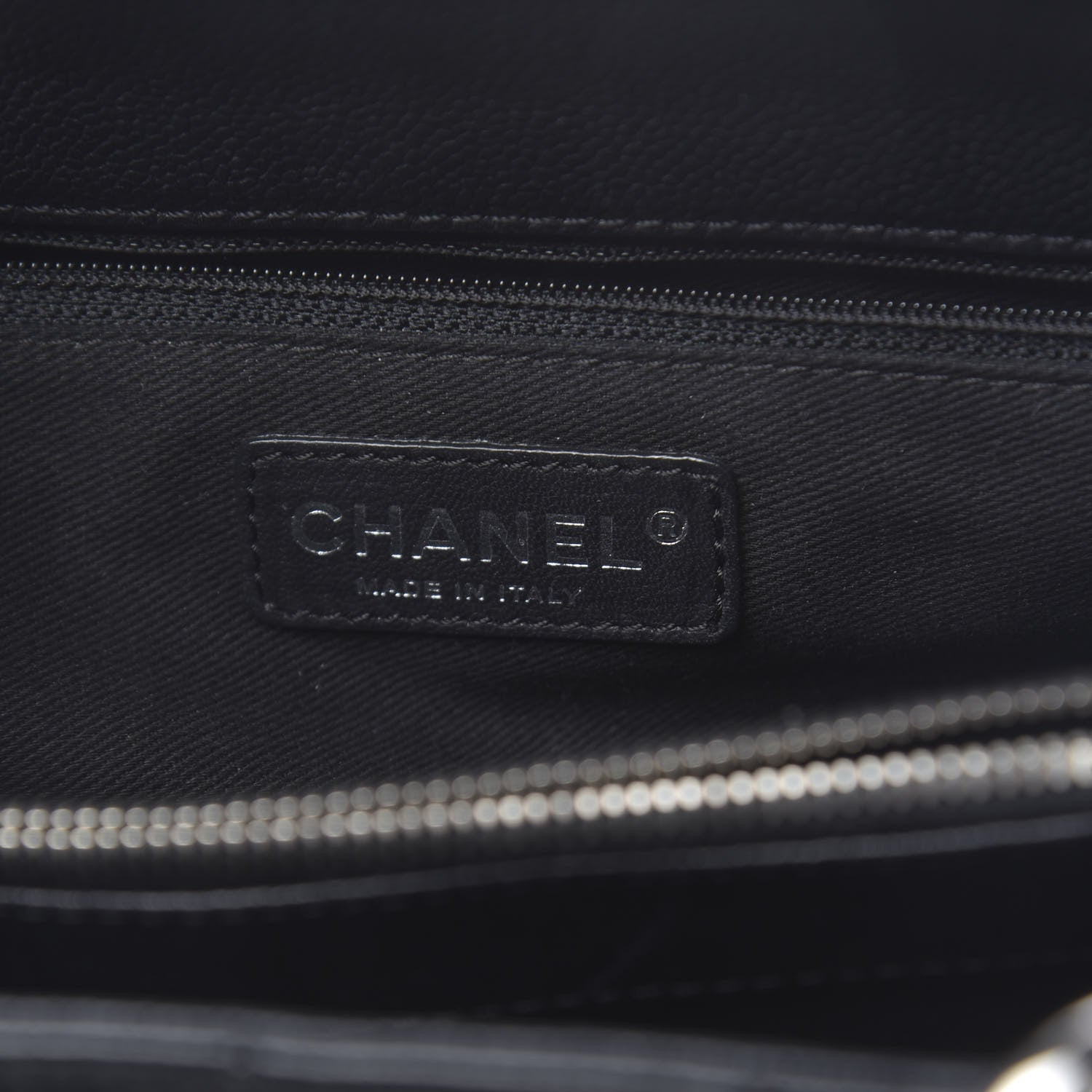 Chanel Caviar Quilted Grand Shopping Tote GST Black 6 of 12