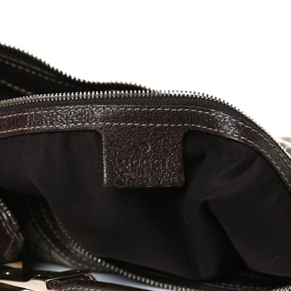 Gucci Canvas Horsebit Glam Hobo Dark Brown 10 of 27