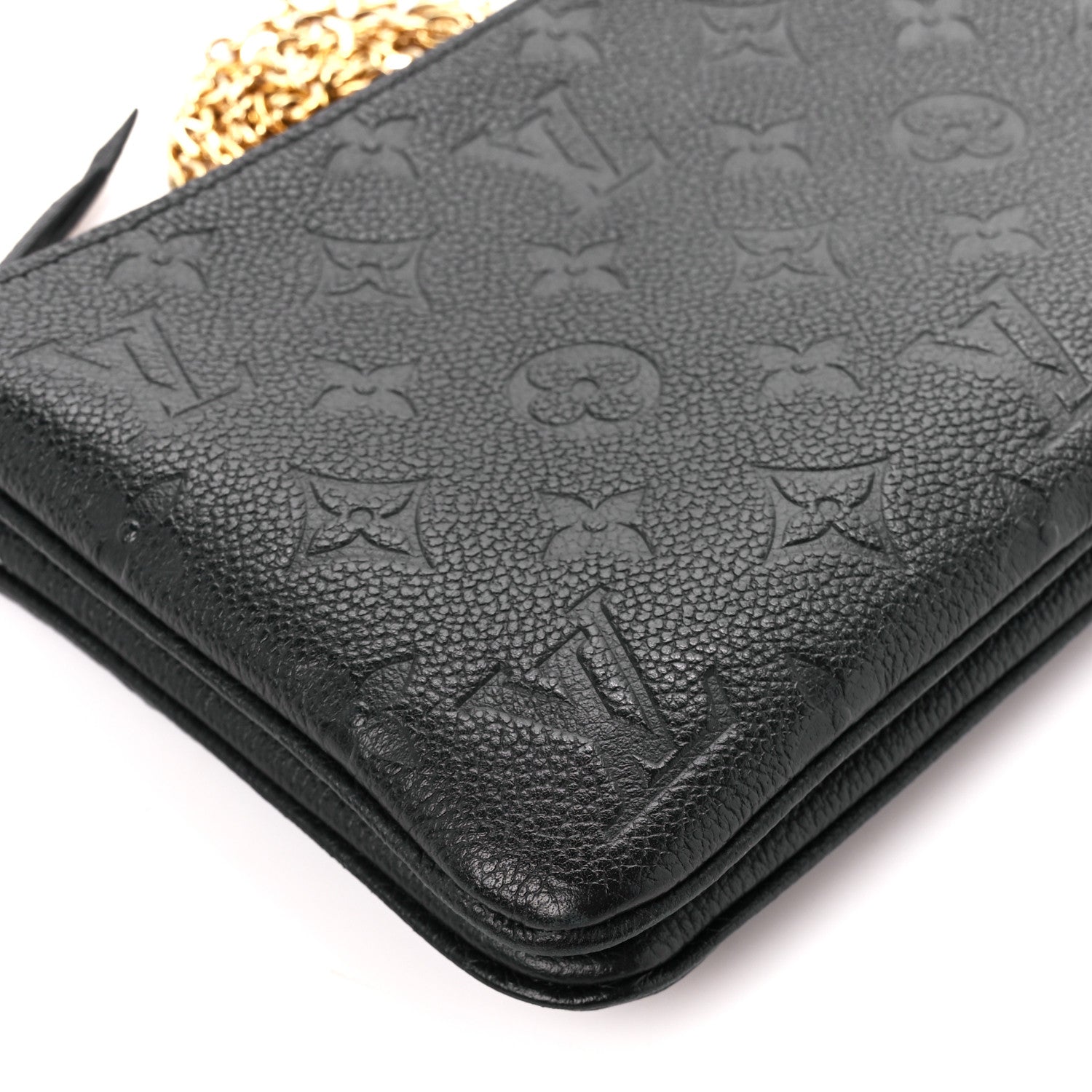 Louis Vuitton Empreinte Double Zip Pochette Black 10 of 13