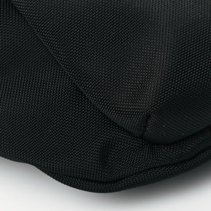 Balenciaga Sport Nylon Logo Embroidered Wheel Belt Bag Black White 8 of 9