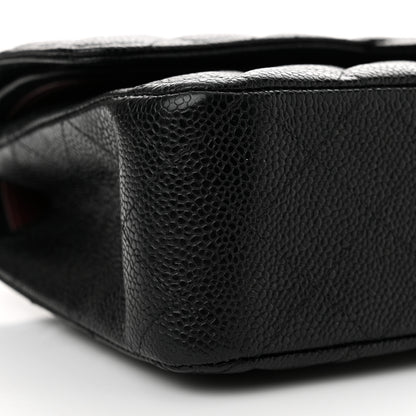 Chanel Caviar Quilted Medium Double Flap Black 9 of 13