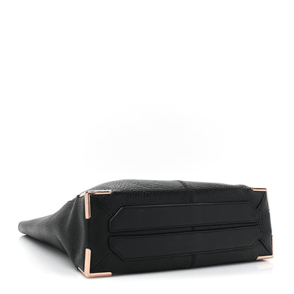 Alexander Wang Pebbled Calfskin Large Prisma Skeletal Tote Black Rose Gold Hardware 5 of 16