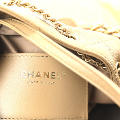 Chanel Caviar Quilted Medium Chanel 25 Handbag Dark Beige 7 of 12