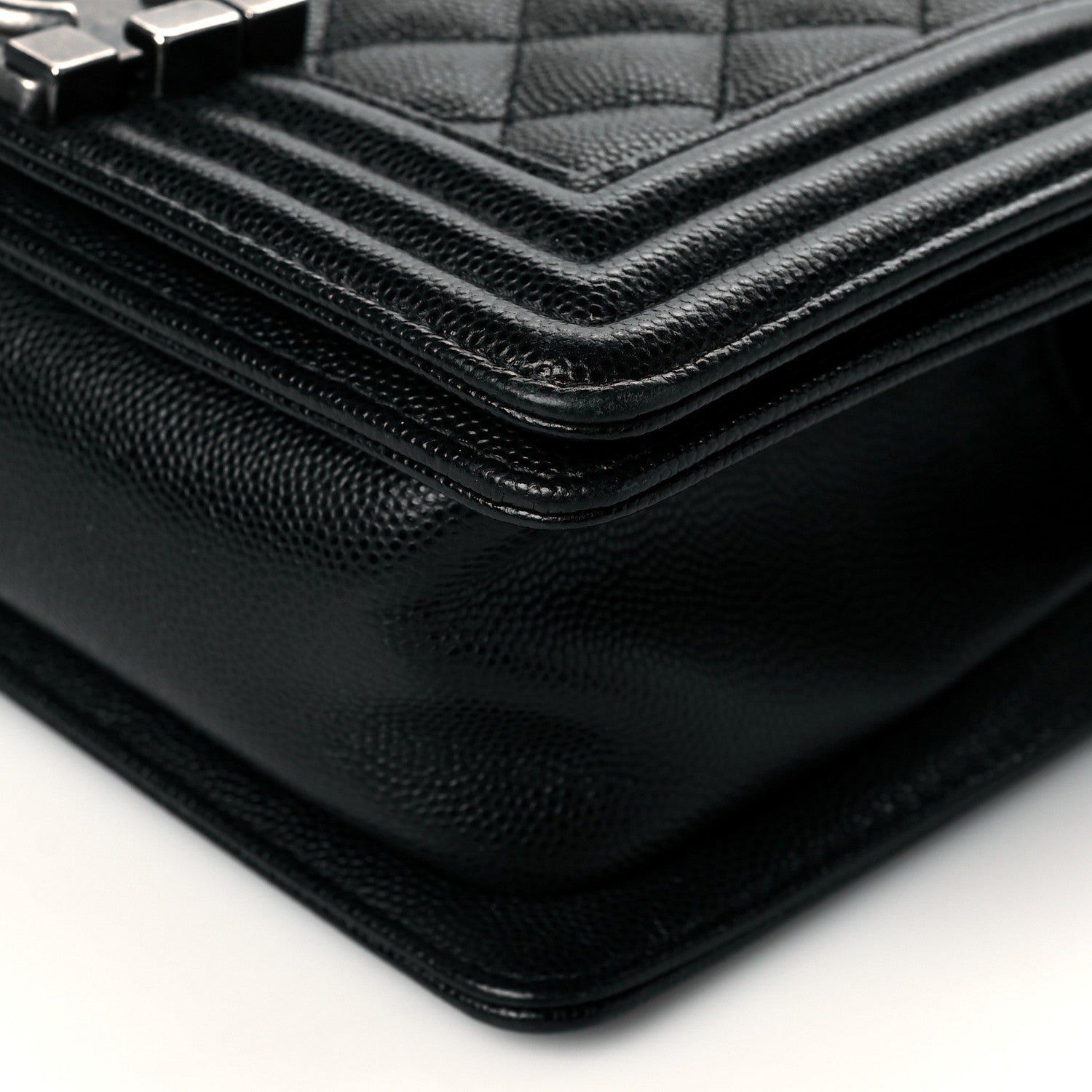 Chanel Caviar Quilted Small Boy Flap Black 9 of 10