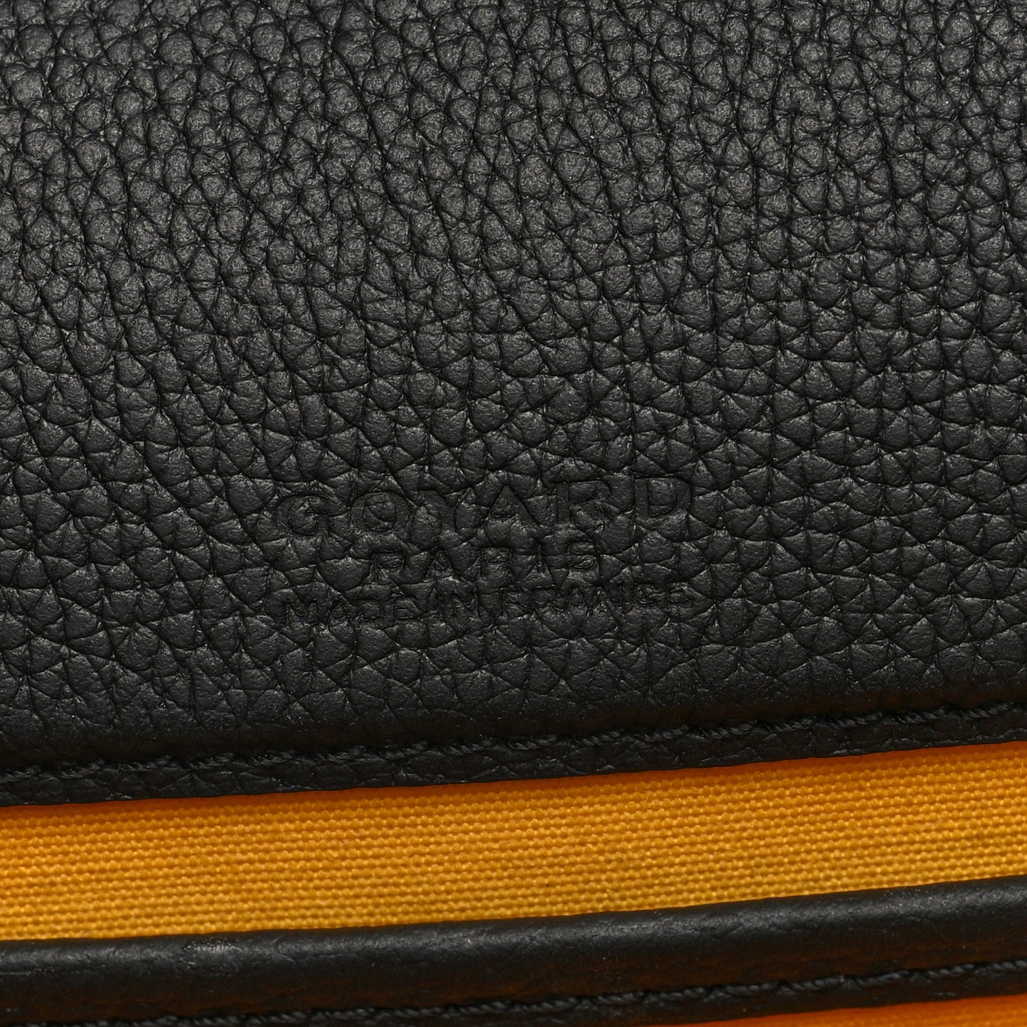 Goyardine Coeur Belvedere II PM Messenger Bag Black