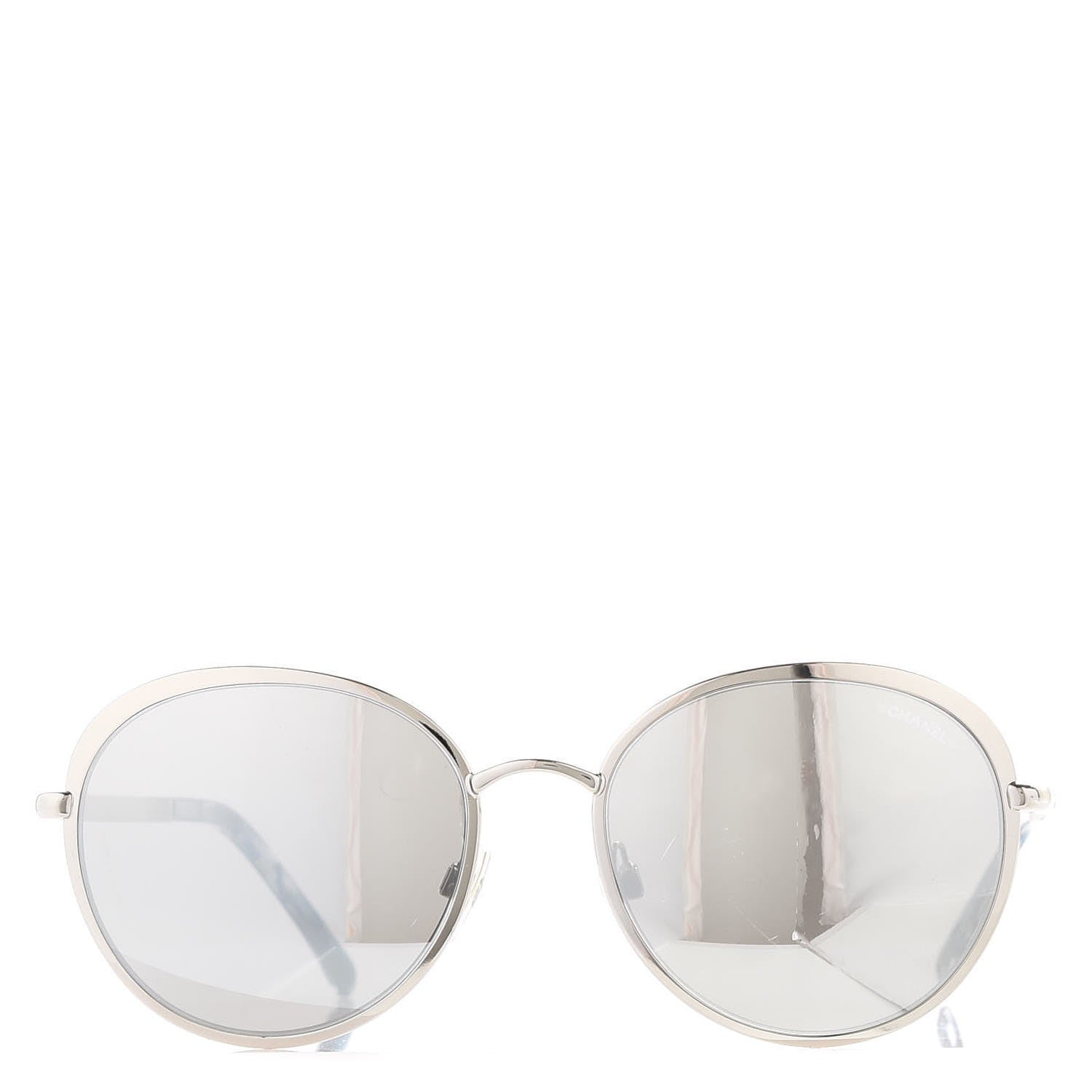 Chanel Round Spring Sunglasses 4206 Silver 2 of 10