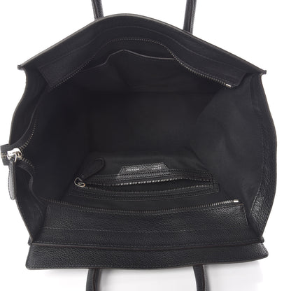 Celine Drummed Calfskin Mini Luggage Black 5 of 14