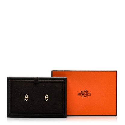 Hermes 18K Rose Gold TPM Farandole Stud Earrings 5 of 5