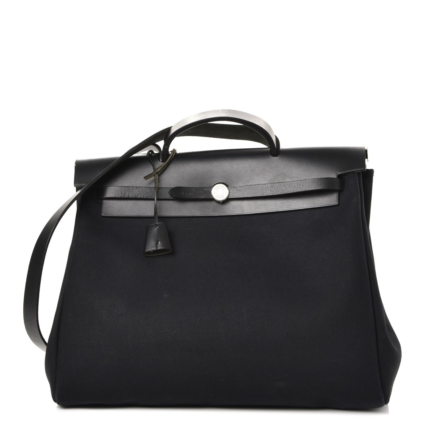 Toile Vache Calfskin Herbag 40 GM Black
