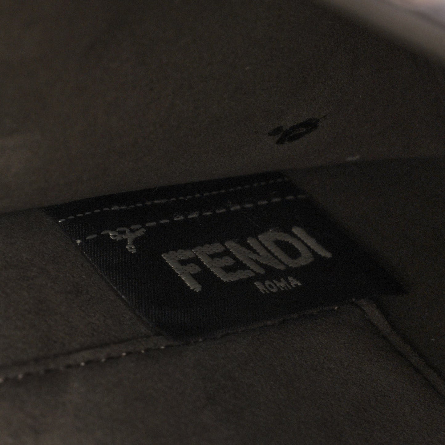 Vitello Century F is Fendi FF Embossed Kan I Shoulder Bag Orzo Tobacco