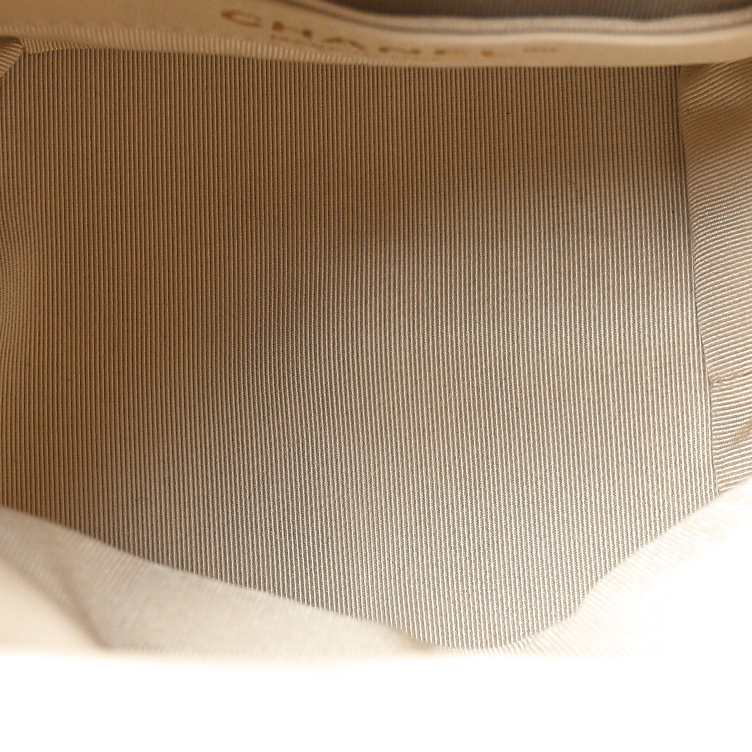 Chanel Lambskin Bucket Chain Drawstring Bag Beige 5 of 10