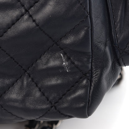 Chanel Calfskin Large Backpack Is Back Navy 8 of 8