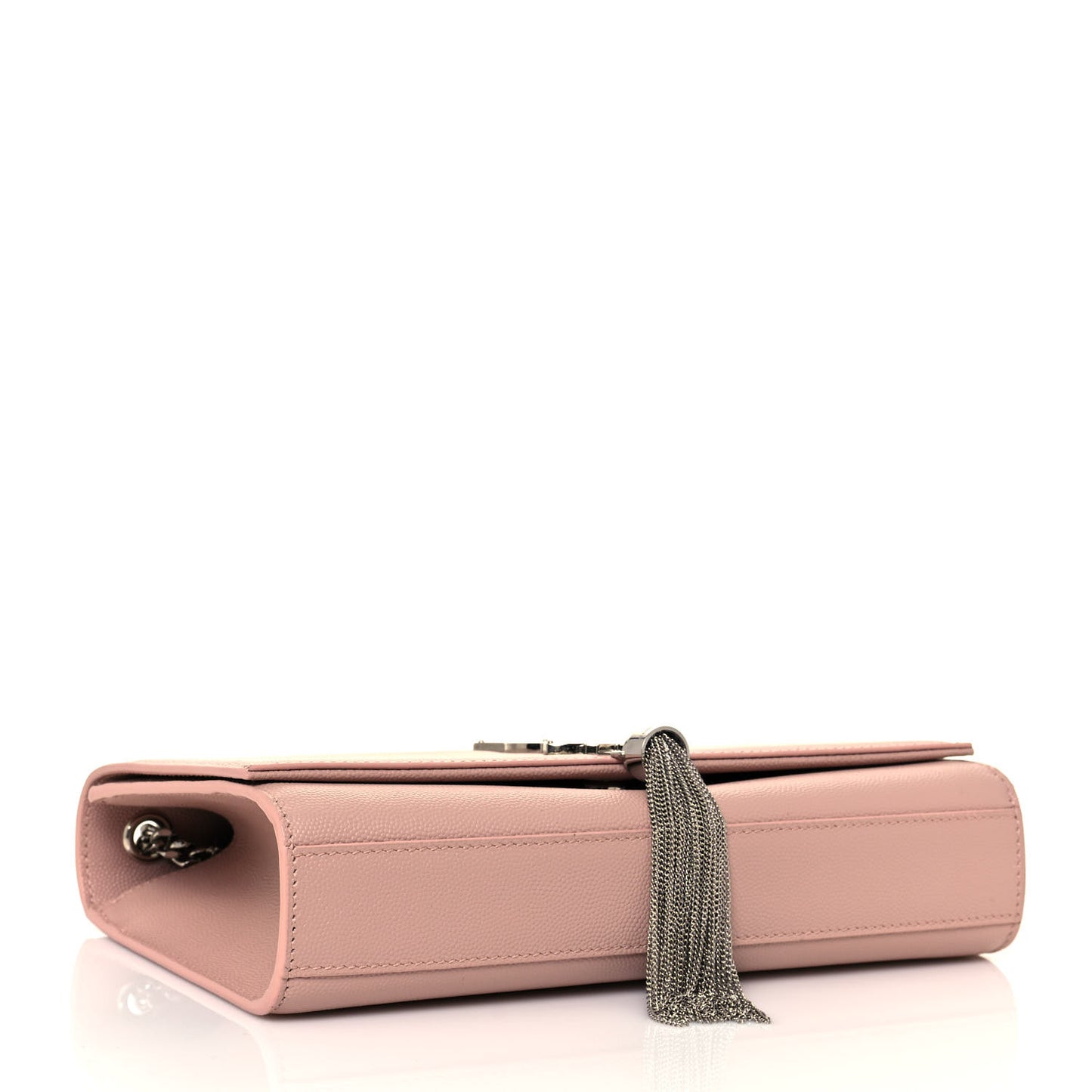 Grain De Poudre Medium Classic Monogram Kate Tassel Satchel Pale Blush