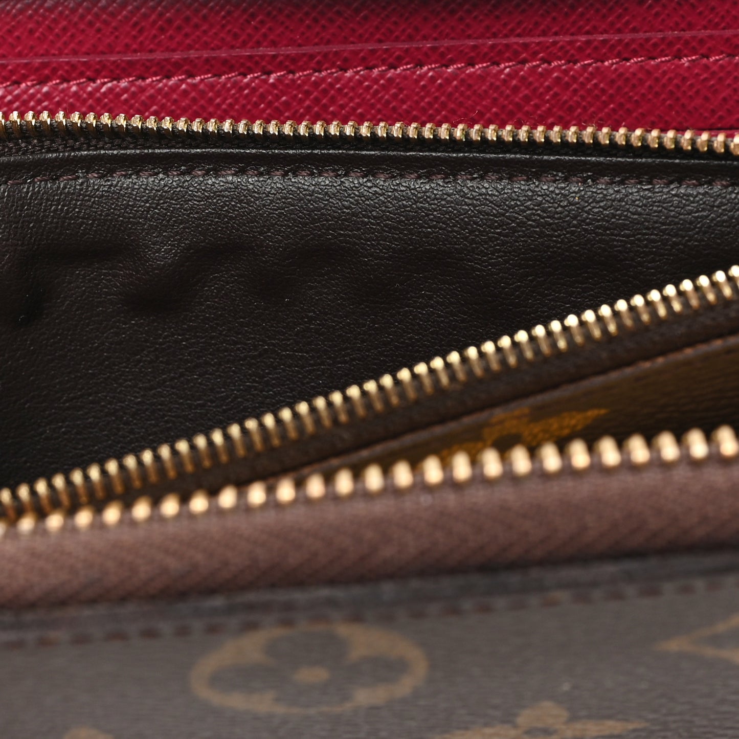Monogram Clemence Wallet Fuchsia