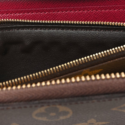 Louis Vuitton Monogram Clemence Wallet Fuchsia 7 of 7