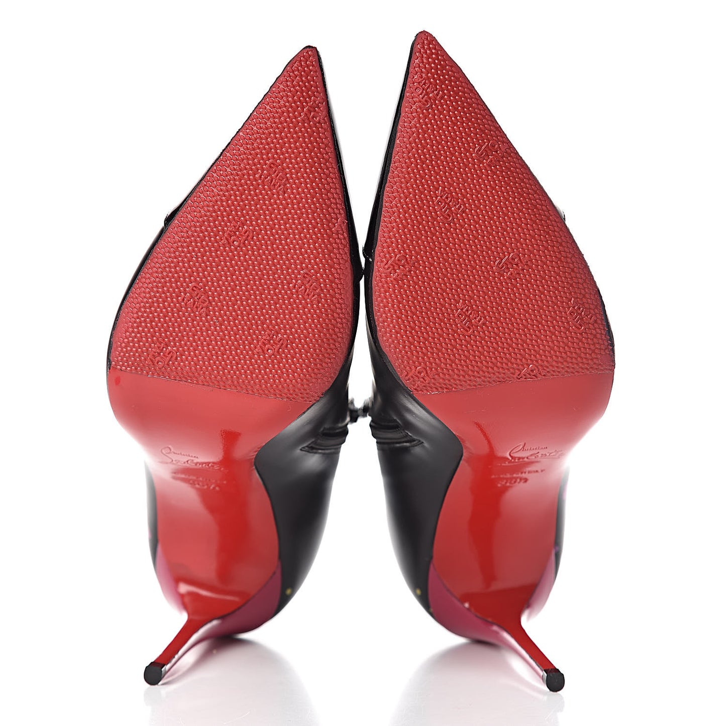Calfskin In Love 100 Booties 36.5 Black