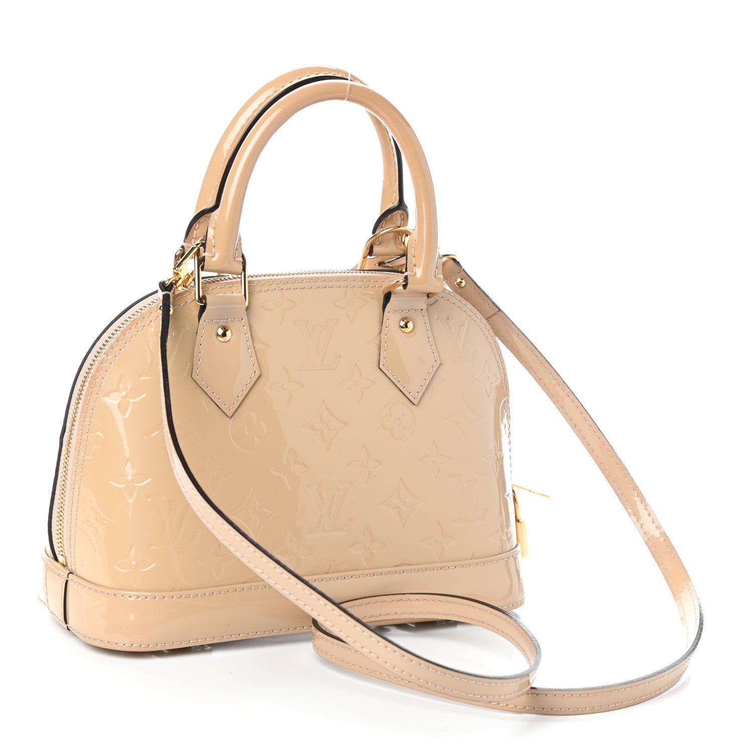 Louis Vuitton Vernis Alma BB Dune 3 of 9