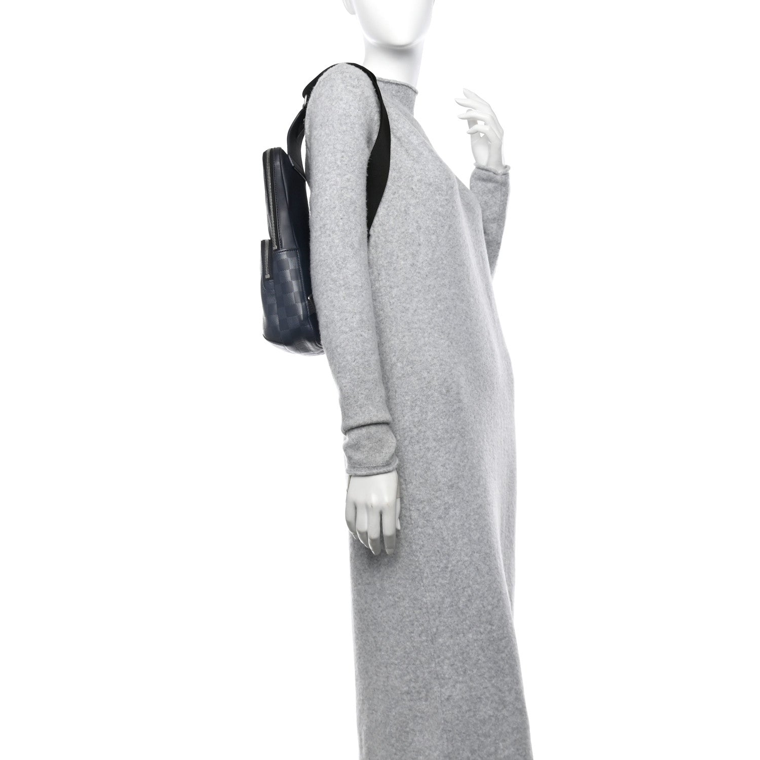 Louis Vuitton Damier Infini Avenue Sling Bag Astral Silver 2 of 10