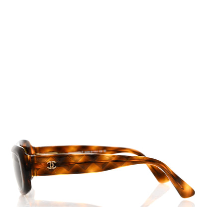 Chanel Acetate Rectangle Sunglasses 5094 Tortoise 3 of 7