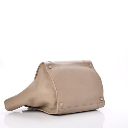 Celine Supple Calfskin Medium Phantom Luggage Beige 4 of 8