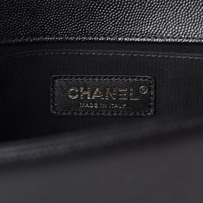 Chanel Caviar Quilted Medium Boy Flap Black 8 of 12