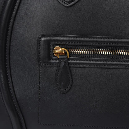 Celine Smooth Calfskin Mini Luggage Black 11 of 15
