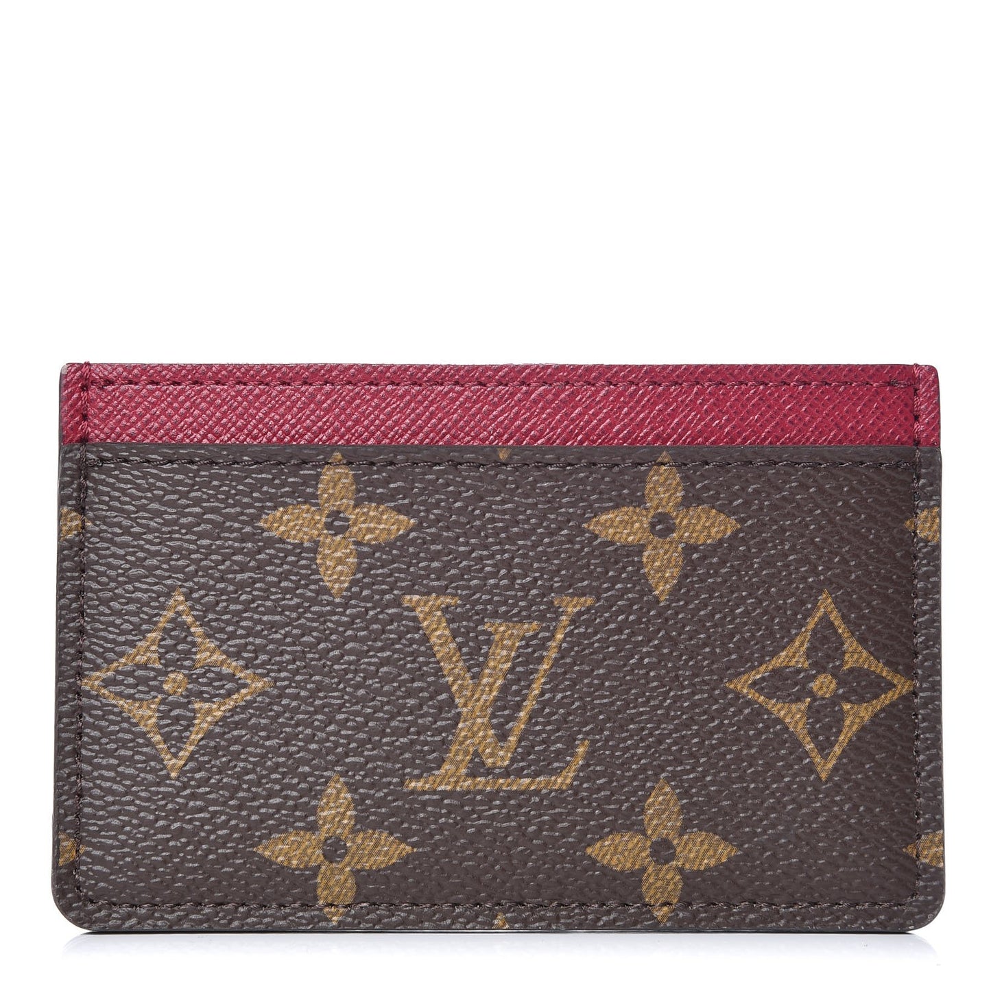 Monogram Card Holder Fuchsia