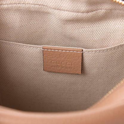 Gucci Pebbled Calfskin Small Soho Disco Bag Rose Beige 11 of 13