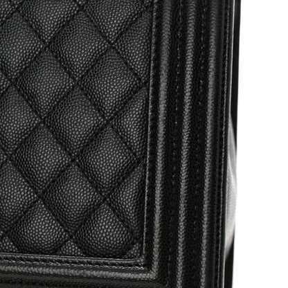 Chanel Caviar Quilted New Medium Boy Flap Black 13 of 14