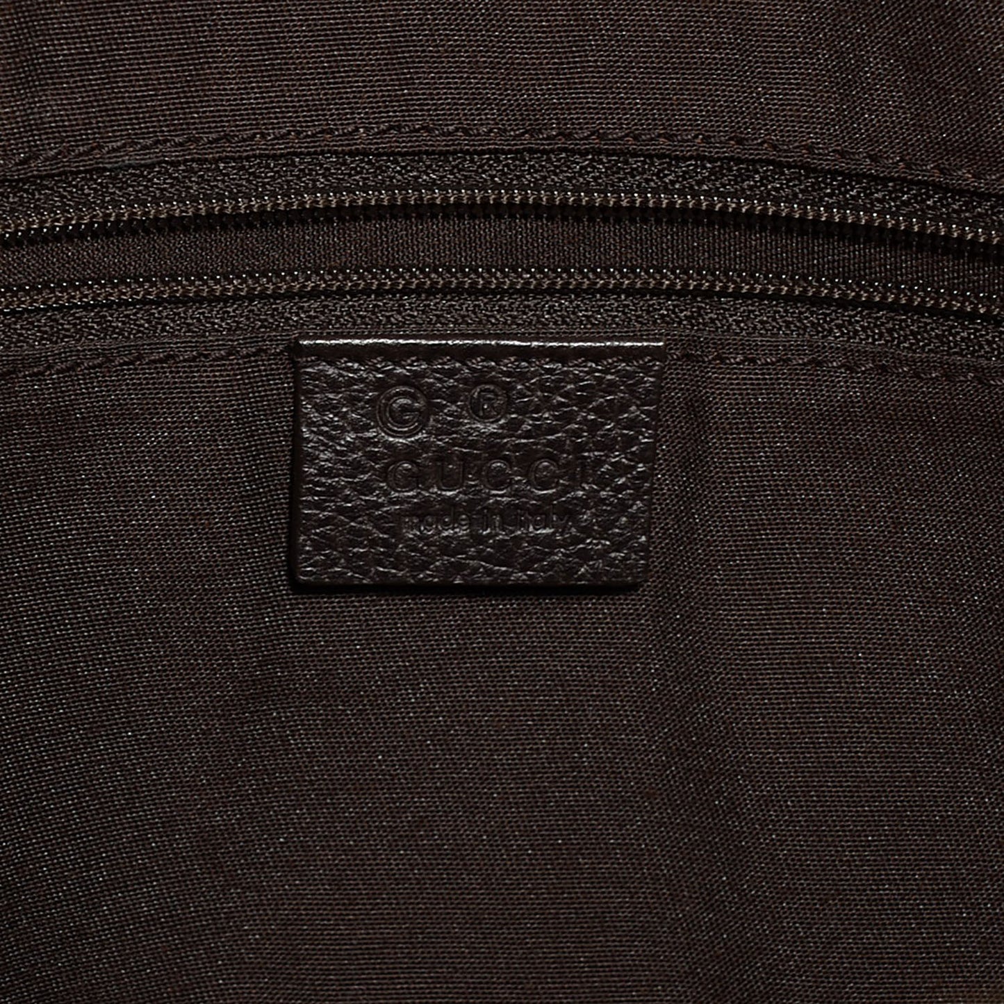 Crystal Monogram Calfskin Large Business Tote Brown