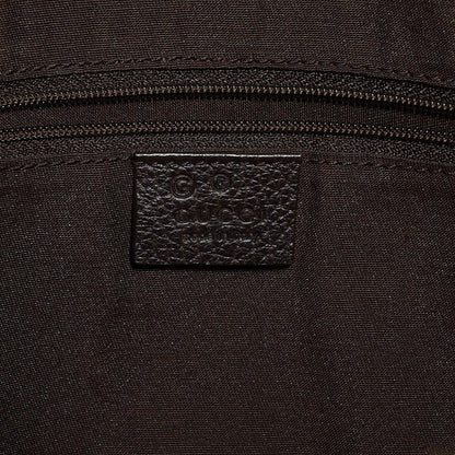 Gucci Crystal Monogram Calfskin Large Business Tote Brown 15 of 18