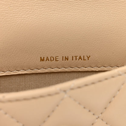 Chanel Tweed Lambskin Quilted Waist Bag With Coin Purse Beige 7 of 12