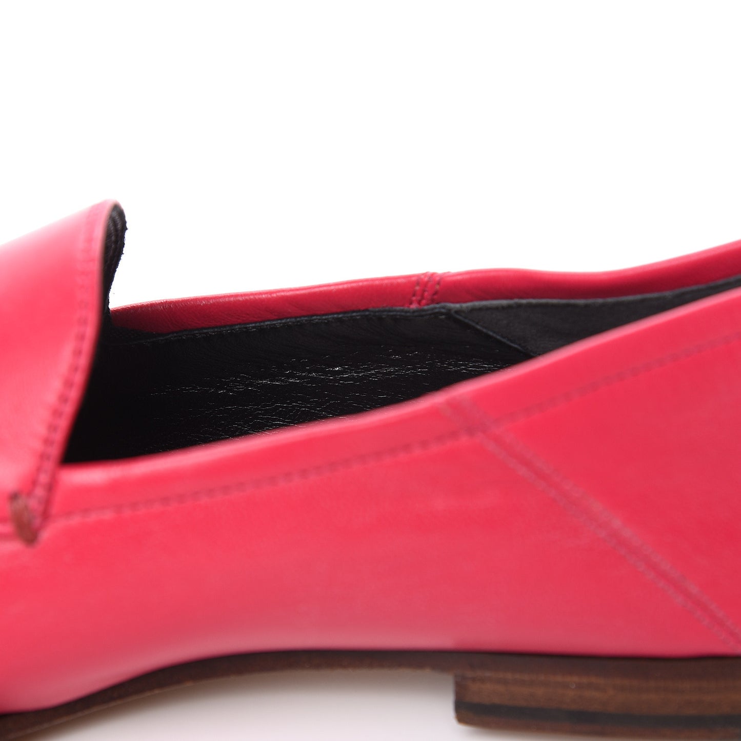 Lambskin Womens Brixton Horsebit Loafers 39 Hot Pink