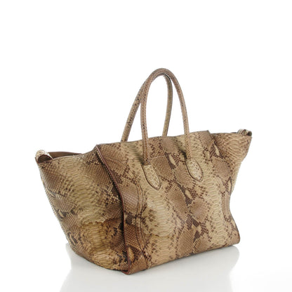 Celine Python Medium Phantom Luggage Natural 3 of 12