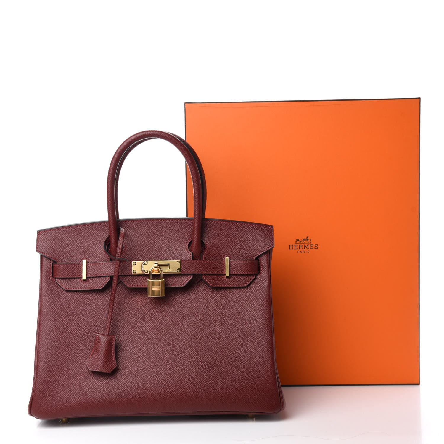 Hermes Epsom Birkin 30 Rouge H 11 of 11