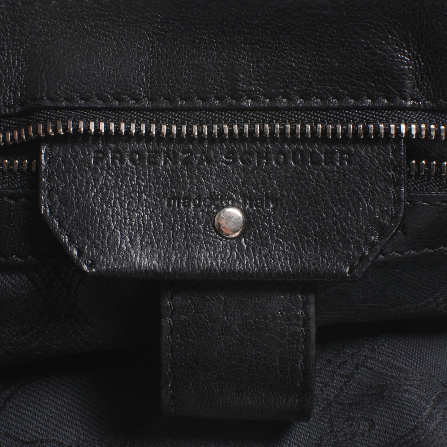 Lambskin PS1 Medium Satchel Black